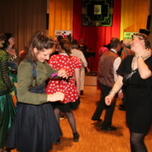 Blick auf die Tanzfläche.