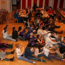 Blick auf die Tanzfläche.