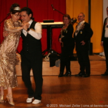 Pfarrfasching 2023: Prinzessin Ludmilla I und Prinz Erol I vom Faschingsclub München-Neuhausen.